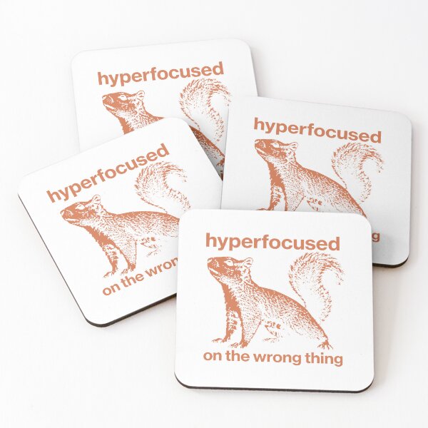 Item preview, Hyperfocused On The Wrong Thing Funny Squirrel designed and sold by KristiTaylorArt.