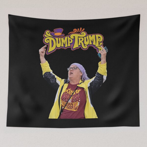 Item preview, dump trump Aunt Sue Middle Finger Trump Rally designed and sold by Designart68.