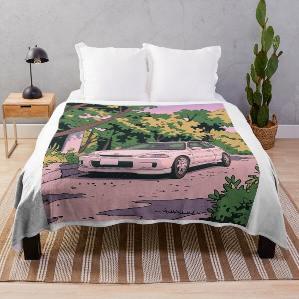 Item preview, Honda Civic EK9 Type R Retro Anime Aesthetic JDM Hatchback Art designed and sold by Motorline44.