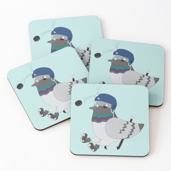 Item preview, Pigeon of a Hockey Player designed and sold by chrispy doodles.