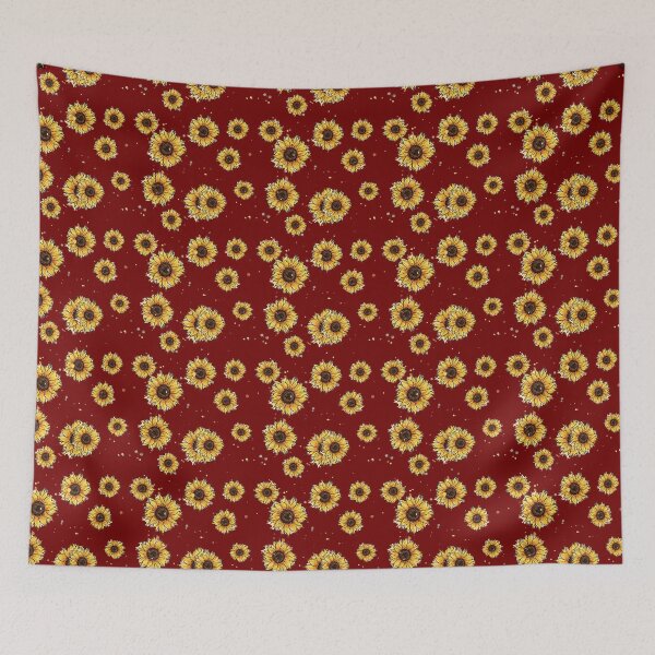 Item preview, Watercolor Sunflower Seamless Pattern designed and sold by SunflowerPower22.