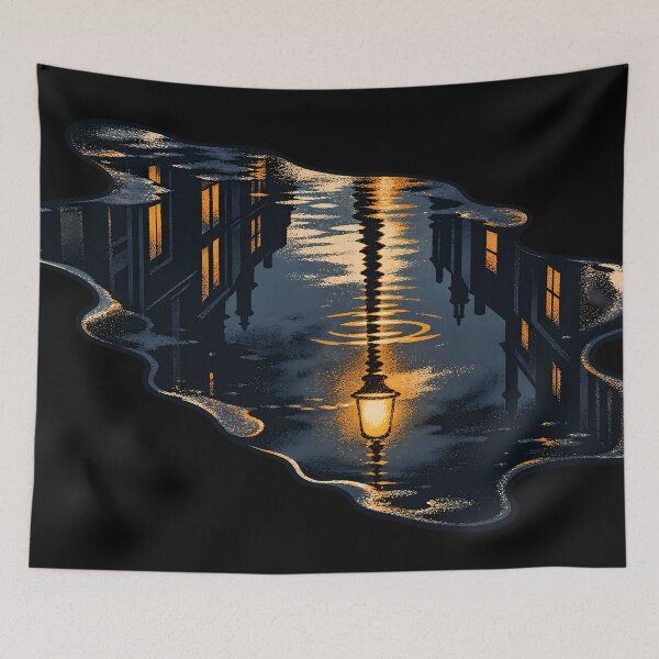 Item preview, After the Rain - City Reflection designed and sold by Orca Chuckle Studios.