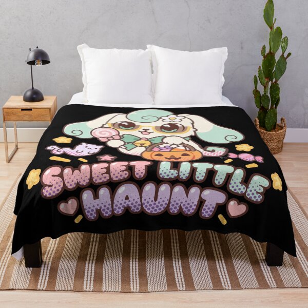 Item preview, Sweet Little Haunt – Cute Halloween Ghost Pun designed and sold by myanko.