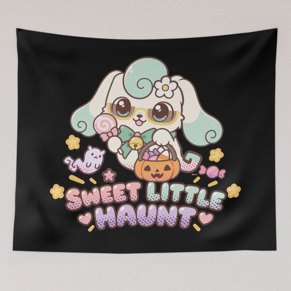 Item preview, Sweet Little Haunt – Cute Halloween Ghost Pun designed and sold by myanko.