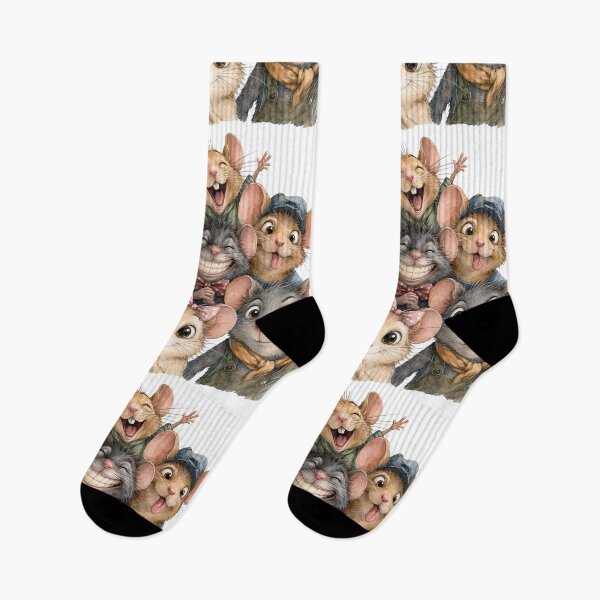 Item preview, Comical Mice Group Selfies designed and sold by Beyond The Canvas.