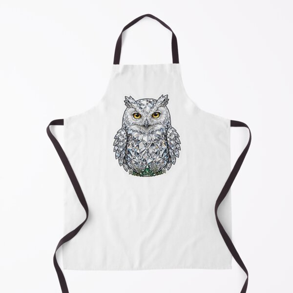 Item preview, White Snowy Owl Crystal Sticker - Diamond White Owl Real Color designed and sold by Crystal Critters .
