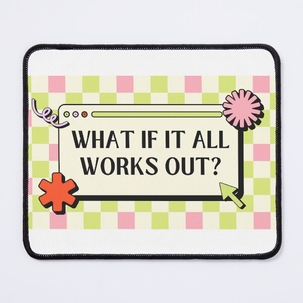 Item preview, What If It All Works Out? – Positive Thinking, Hope & Optimistic Mindset designed and sold by JasonStars123.