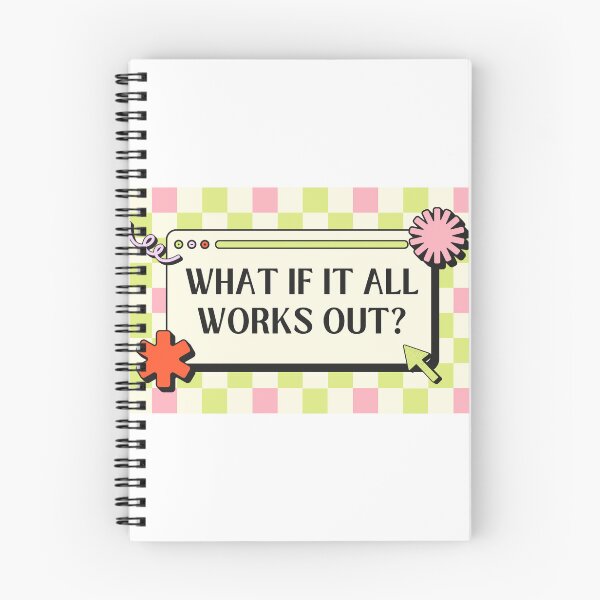Item preview, What If It All Works Out? – Positive Thinking, Hope & Optimistic Mindset designed and sold by JasonStars123.