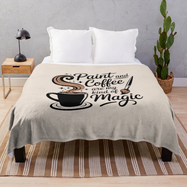 Item preview, Paint and Coffee Are My Kind of Magic – Funny Artist Coffee Design designed and sold by Jollys-ArtShop.