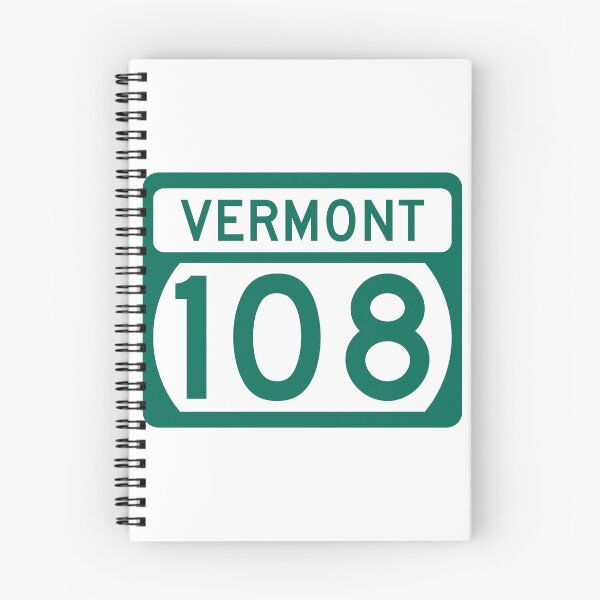 Item preview, Vermont Route 108 – Smugglers' Notch Scenic Highway – Green Mountains Vintage Road Sign designed and sold by NewNomads.
