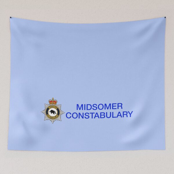 Item preview, Midsomer Constabulary Work Shirt (on Lt. Blue) designed and sold by PawsitiveMum3.