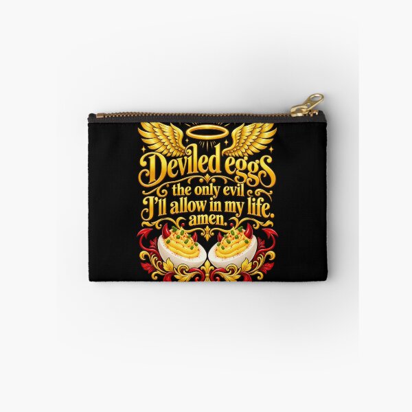 Item preview, Deviled Eggs Angel Wings Humor designed and sold by ROUX-ART.