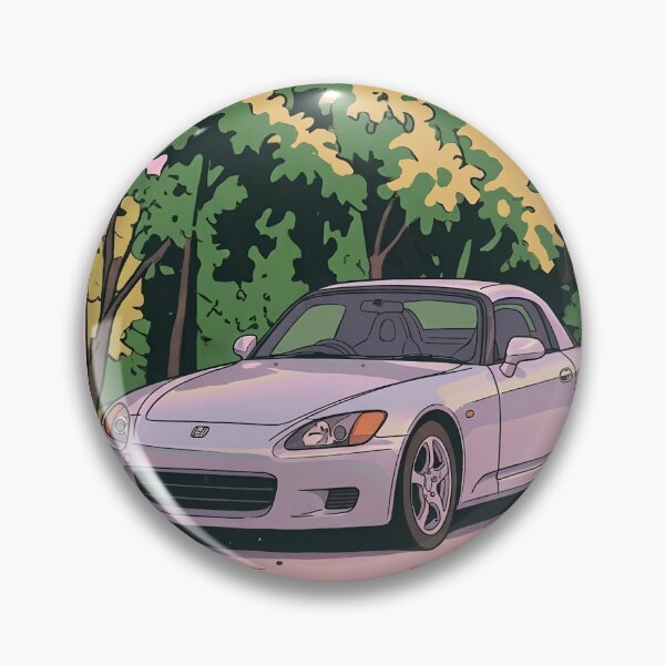 Item preview, Honda S2000 AP1 Retro Anime Aesthetic JDM Roadster Art designed and sold by Motorline44.