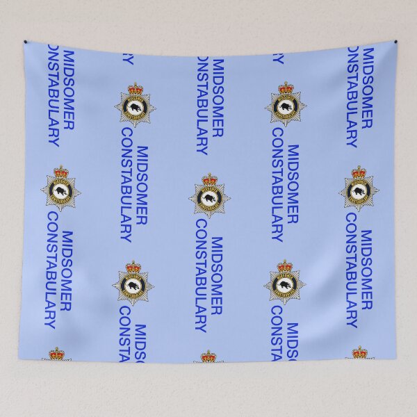 Item preview, PATTERN Midsomer Constabulary Work Shirt (on Lt. Blue) designed and sold by PawsitiveMum3.
