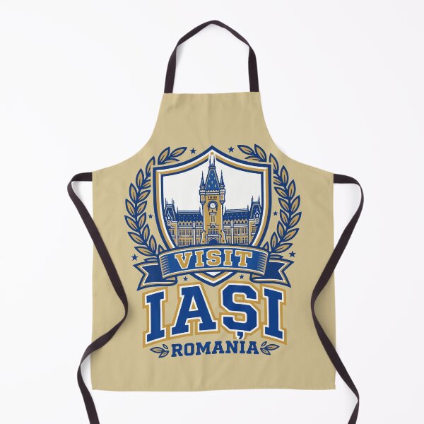 Item preview, Visit Iași Romania Palace of Culture Crest designed and sold by AIG - Andrei Ilie Graphics.