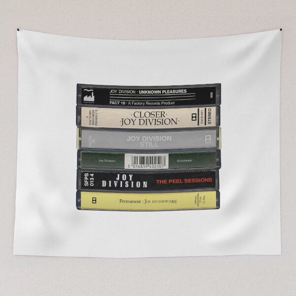 Item preview, Joy Division - Studio Albums - Vintage Cassette Print designed and sold by Mr Mustard Prints.