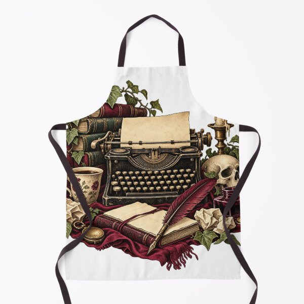 Item preview, Ink-Stained Writer's Desk – Writer Humor Illustration designed and sold by Xnuery.