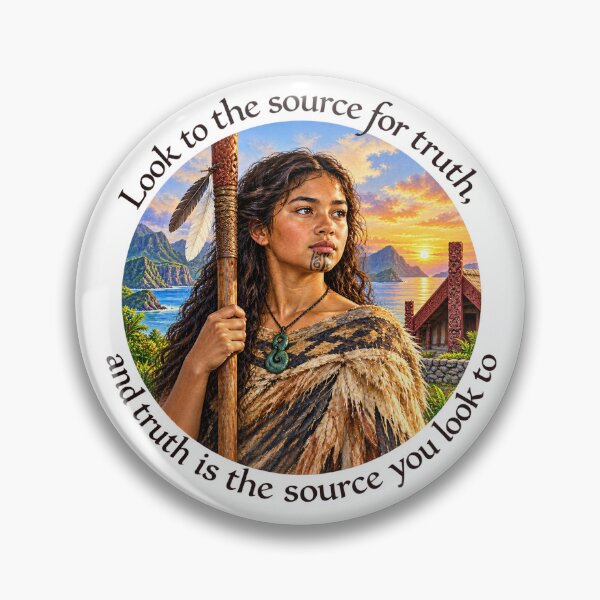 Item preview,    	 Polynesian Wisdom Proverb - Look to the source for truth | Pacific Art designed and sold by ShakaLife.org.