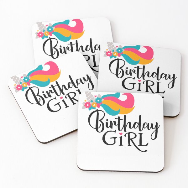 Item preview, Birthday Girl Unicorn designed and sold by Phaedra Jones.