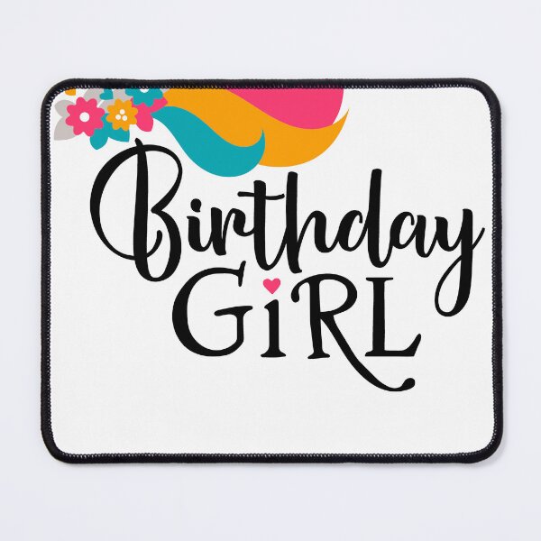 Item preview, Birthday Girl Unicorn designed and sold by Phaedra Jones.