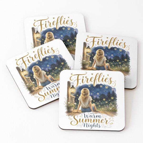 Item preview, Fireflies and  warm summer nights designed and sold by Whimsy Petal and Co..