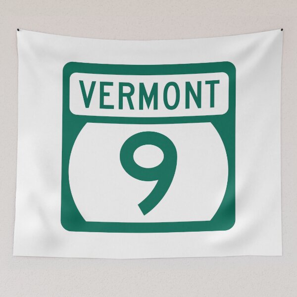 Item preview, Vermont Route 9 – Molly Stark Scenic Byway – Green Mountains Vintage Highway Sign designed and sold by NewNomads.