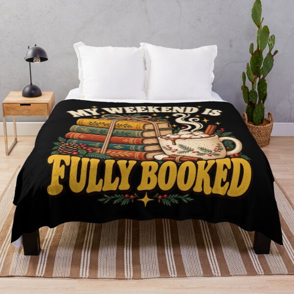 Item preview, Cozy Bookmas My Weekend Is Fully Booked Bookworm Retreat designed and sold by Felinefinesse.