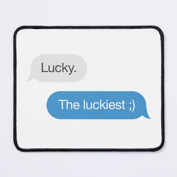 Item preview, Lucky The Luckiest Shane Ilya Text Conversation designed and sold by Hakuna Ricotta.