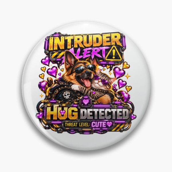 Item preview, Intruder Alert: Hug Detected designed and sold by DansCreations42.
