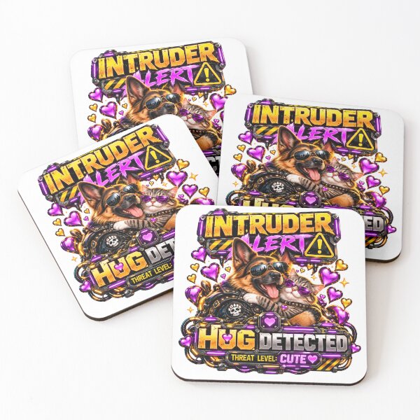 Item preview, Intruder Alert: Hug Detected designed and sold by DansCreations42.