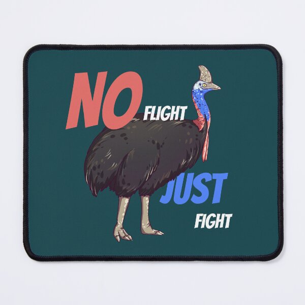 Item preview, Cassowary - No flight, just fight designed and sold by BeeHappyShop.