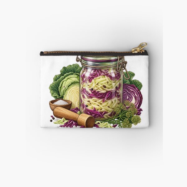 Item preview, Cabbage Is Doing Science – Fermentation Illustration designed and sold by Xnuery.