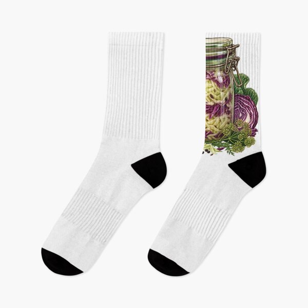 Item preview, Cabbage Is Doing Science – Fermentation Illustration designed and sold by Xnuery.