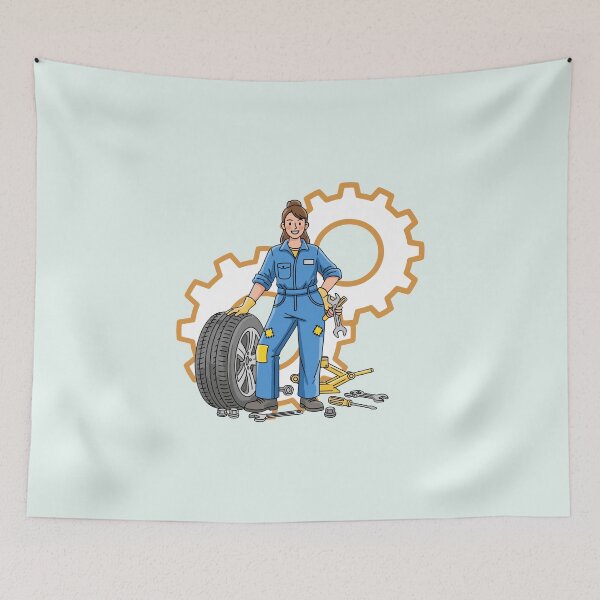 Item preview, Auto Mechanic Girl designed and sold by FanFest.