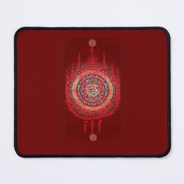 Item preview, Feng Shui Red Circular Talisman for Wealth and Protection designed and sold by Luckangel.