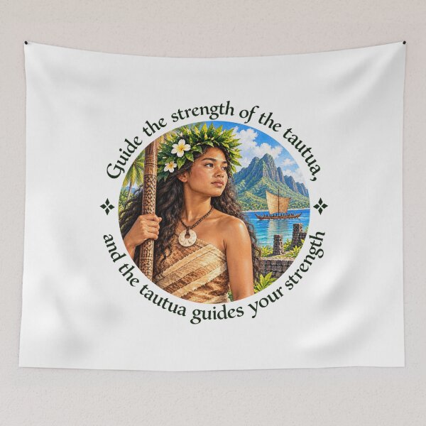 Item preview, Samoa Service Proverb - Guide the strength of the tautua | Pacific Art designed and sold by ShakaLife.org.