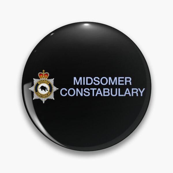 Item preview, Midsomer Constabulary Work Shirt (on Black) designed and sold by PawsitiveMum3.