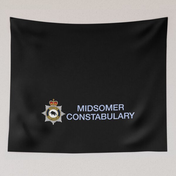 Item preview, Midsomer Constabulary Work Shirt (on Black) designed and sold by PawsitiveMum3.