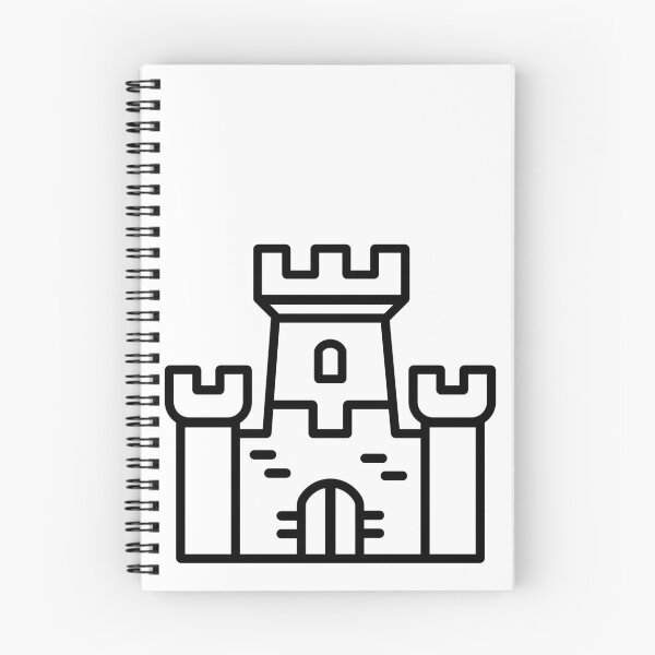 Item preview, Kingdom Castle Line Art Sketch designed and sold by BetweenForms.