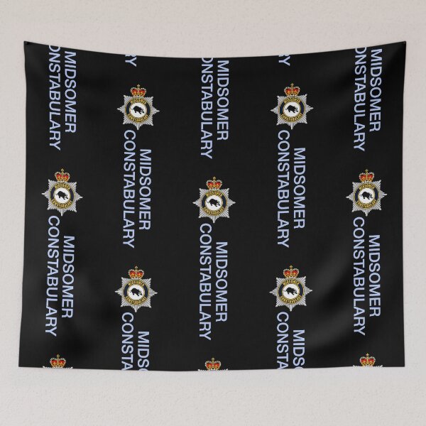 Item preview, PATTERN Midsomer Constabulary Work Shirt (on Black) designed and sold by PawsitiveMum3.