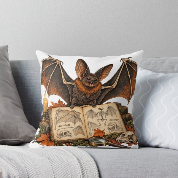 Item preview, Bat Wing Bone Study – Halloween Bat Illustration designed and sold by Xnuery.