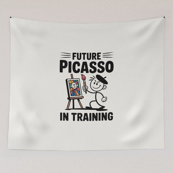 Item preview, Future Picasso in Training – Funny Artist and Painting Design designed and sold by Jollys-ArtShop.