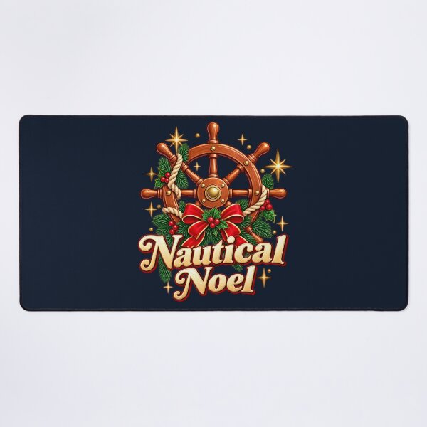Item preview, Nautical Noel Christmas Ship Wheel designed and sold by TrinovaCreates.