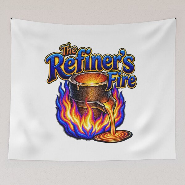 Item preview, The Refiners Fire Malachi 3 3 Art designed and sold by Francisbb.