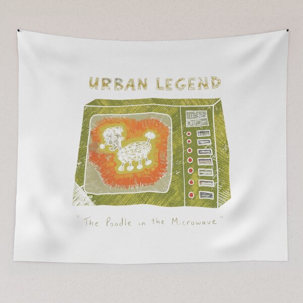 Item preview, Urban Legend The Poodle In The Microwave designed and sold by KristiTaylorArt.