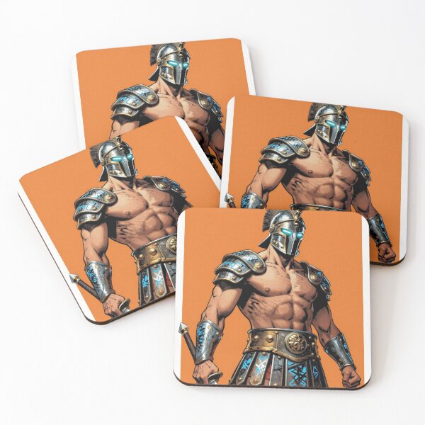 Item preview, Glow Eyes Spartan Warrior Gladiator Pop Art designed and sold by WildArtIT.