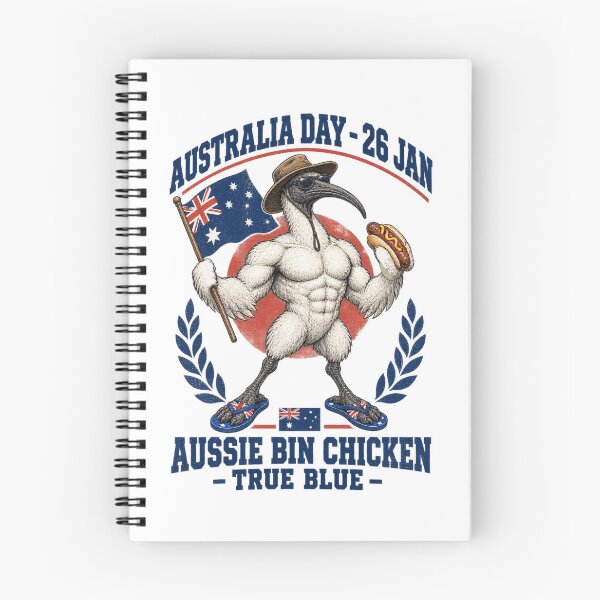 Item preview, Muscular Aussie Bin Chicken Australia Day Bogan designed and sold by Yellowriversss.
