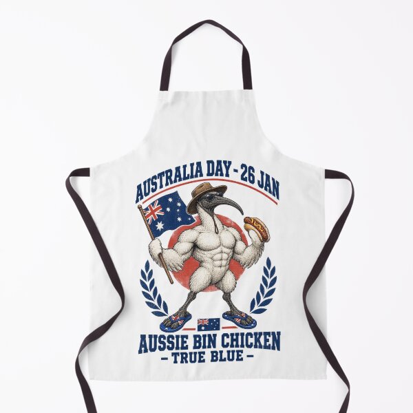 Item preview, Muscular Aussie Bin Chicken Australia Day Bogan designed and sold by Yellowriversss.