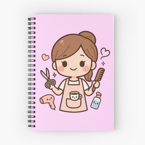 Item preview, Hairdresser kawaii style  designed and sold by KawaiiHero.