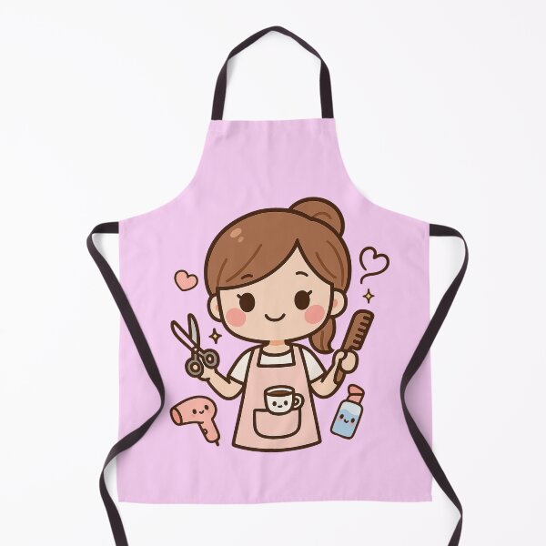 Item preview, Hairdresser kawaii style  designed and sold by KawaiiHero.